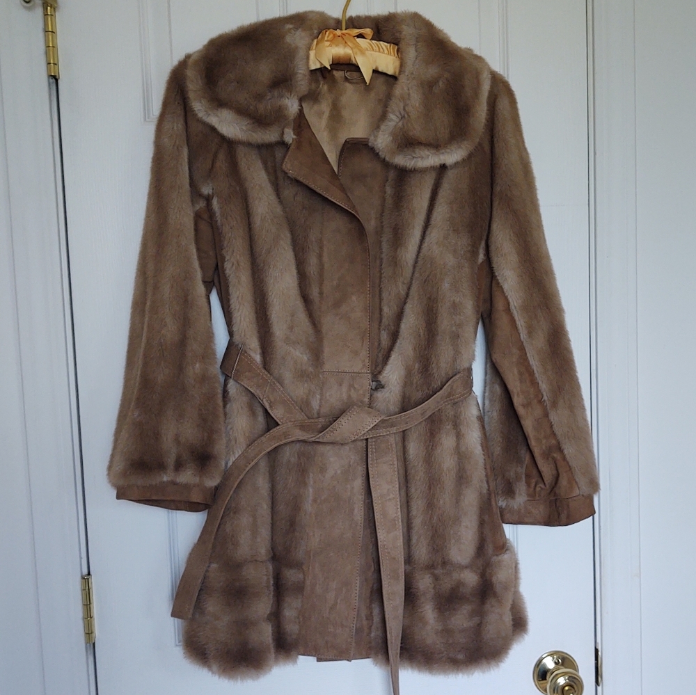 Vintage Lili Ann by London Leathers Jacket Faux Fur